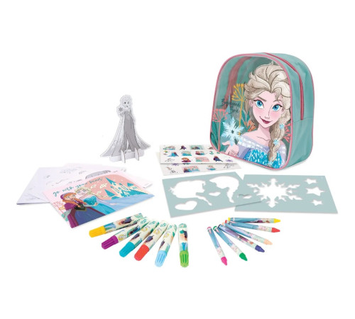 as kids 1023-68102  set de desen în rucsac "disney frozen"