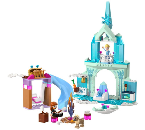 lego disney 43238 constructor "castelul elsei din regatul de gheata" (163 el.)