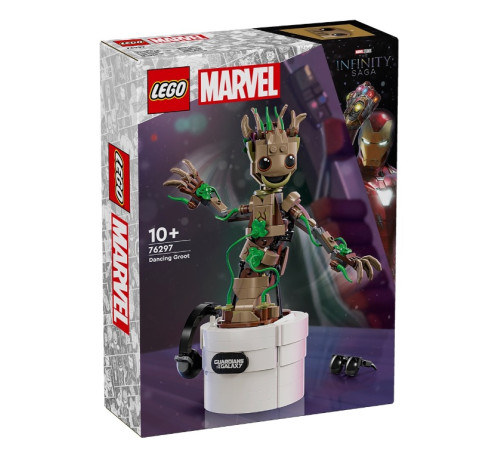 lego marvel 76297 constructor "groot dansator" (459 el.)