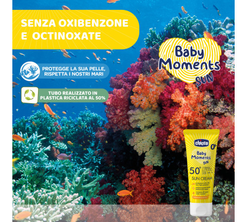 chicco cremă de protecție solară spf50+ (75 ml)