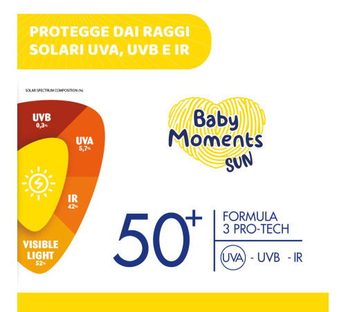 chicco cremă de protecție solară spf50+ (75 ml)