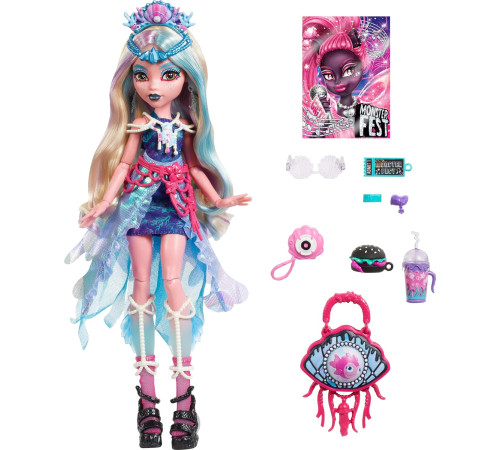 monster high hxh82 papusa "laguna blue" cu accesorii