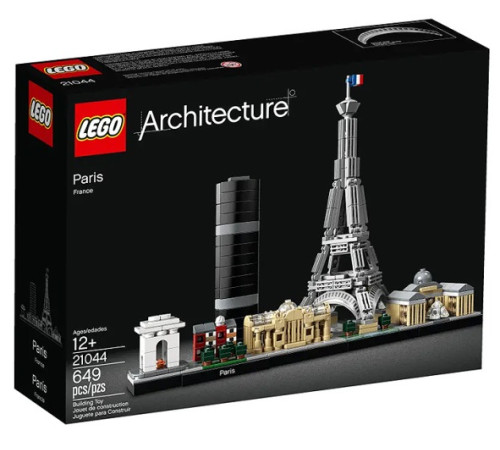 lego architecture 21044 constructor "paris" (649 el.)