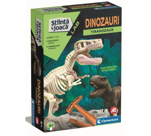 as kids 1026-50908 laboratorul de știință și jocuri "dinozaur t-rex" (ro)