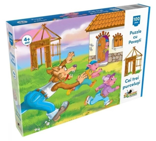 noriel nor2754 puzzle "cei trei purcelusi" (100 el.)