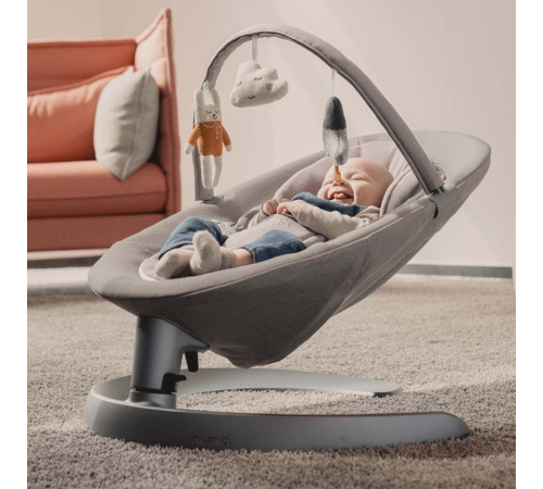 nuna se10306inkgl Шезлонг "leaf grow" (до 60 кг.) чёрный