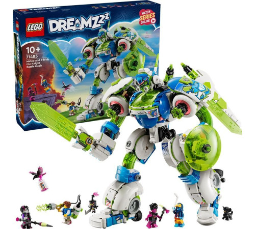 lego dreamzzz 71485 constructor "robotul de lupta al lui mateo si al cavalerului z-blob" (1333 el.)