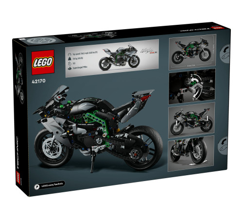 lego technic  42170 constructor "motocicleta kawasaki ninja" (643 el.)