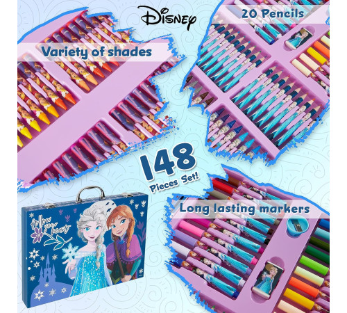 diakakis fze-1115 set de pictura "disney frozen" (148 piese)