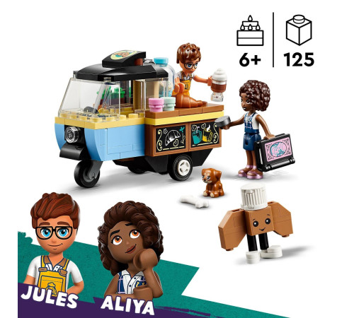 lego friends 42606 constructor "brutaria pe roti" (125 el.)