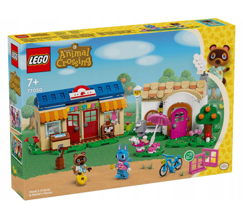 lego animal crossing 77050 constructor "nook`s cranny si casa lui rosie" (535 el.)