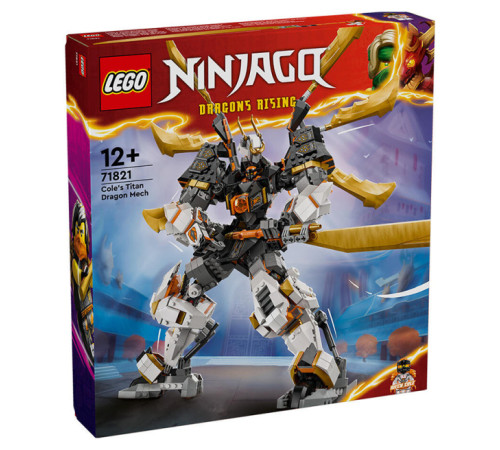 lego ninjago 71821 constructor "robotul-dragon de titan al lui cole" (1055 el.)