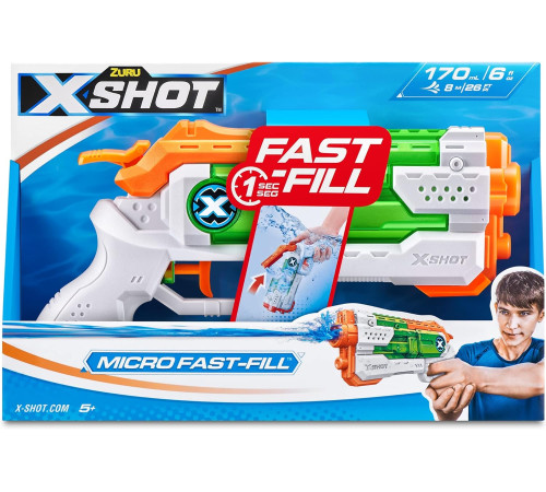 zuru 56220 blaster cu apă "micro fast-fill x-shot"