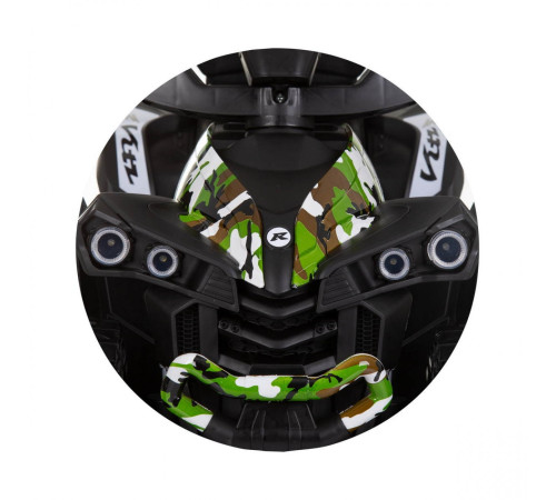 chipolino mașină cu mâner  atv rocahc02307wg alb\verde