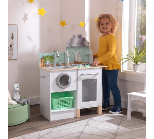 kidkraft 10230-msn  bucătărie pentru copii "whisk & wash"