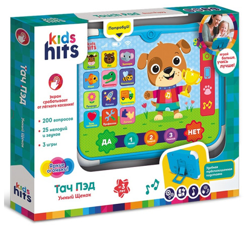 kids hits kh02/001 tabletă "smart puppy" (ru)