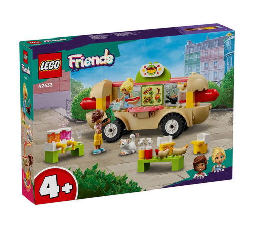  lego friends 42633 Конструктор "Грузовик с хот-догами" (100 дет.)