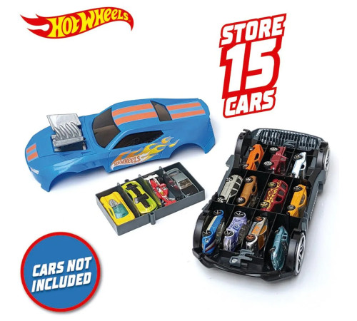 hot wheels hwcc15 mașină de curse -garaj 2in1