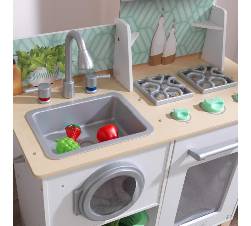 kidkraft 10230-msn  bucătărie pentru copii "whisk & wash"