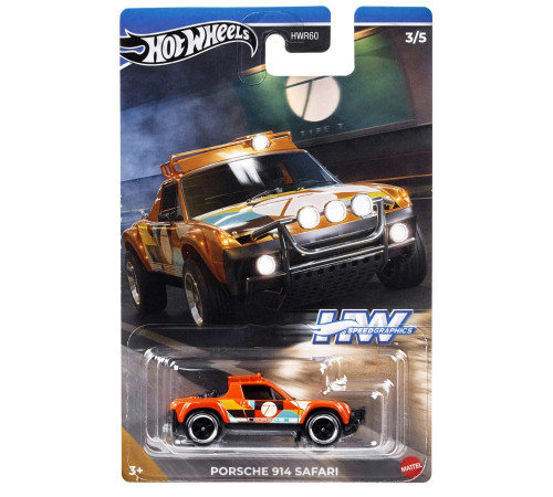 hot wheels hwr60 Тематический автомобиль "speed graphics" (в асс.)