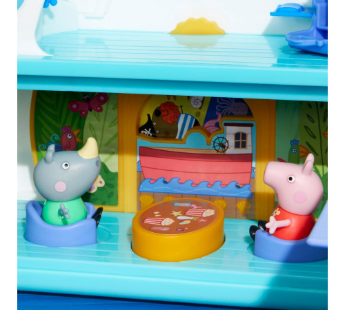 peppa pig f6284 set de joc "nava de croazieră a lui peppa"