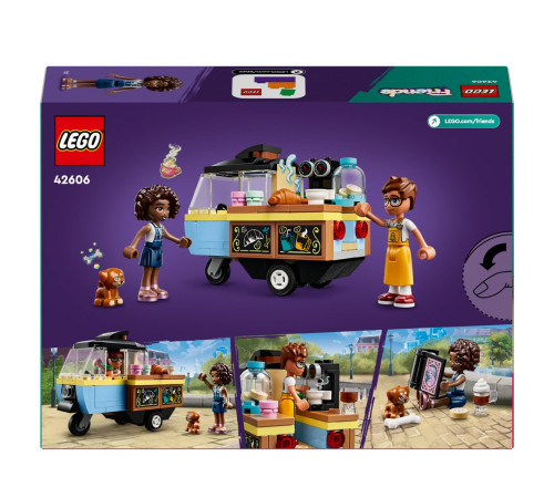 lego friends 42606 constructor "brutaria pe roti" (125 el.)