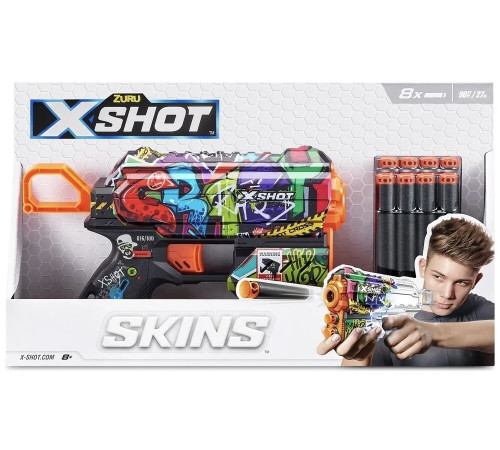 zuru 36516 Бластер x-shot skins flux в асс. 