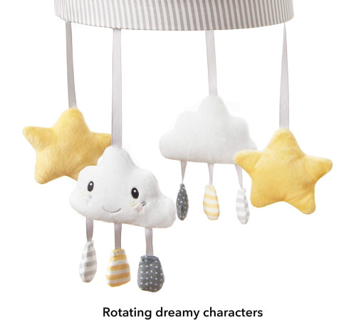 nuby id99828 Карусель плюшевая "cloud & star" (0 м+)