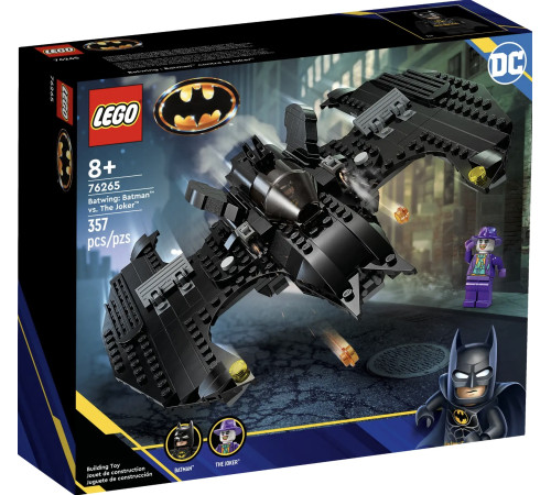  lego super heroes 76265 constructor "batwing: batman™ vs. joker™" (357 el)