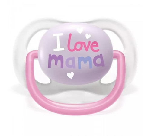 avent scf080/02 Пустышка силиконовая "i love" (0-6 м. ) 2 шт.