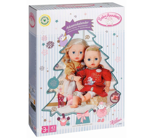 zapf creation 709634  Адвент-календарь "baby annabell"