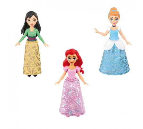 disney princess hpl55 mini-păpușă "prințesă" (in sort.)