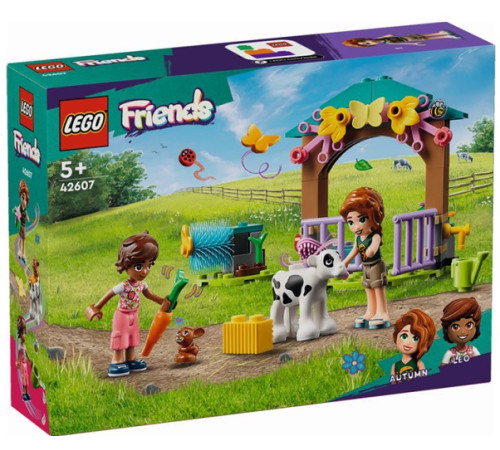  lego friends 42607 Конструктор "Сарай для теленка Аутумн" (79 дет.)