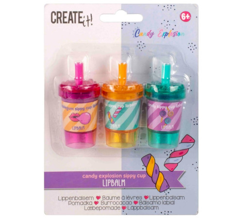 create it 84805 set balsamuri de buze candy (3 buc) in sort.