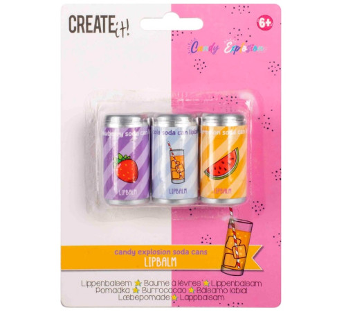 create it 84805 set balsamuri de buze candy (3 buc) in sort.