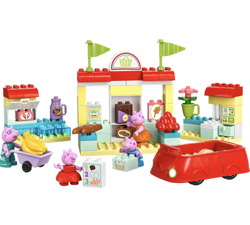 lego duplo 10434 constructor "peppa pig supermarket" (70 el.)