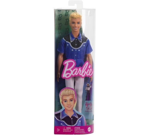 barbie hrh25 păpușa ken "fashionist" in stil cowboy