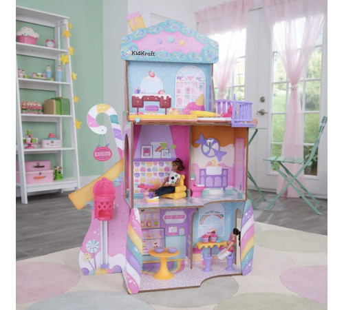 kidkraft 20242-msn Домик для кукол candy castle dollhouse