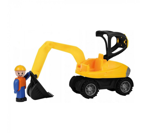 lena 1621 jucărie "excavator cu figurina" (25 cm)