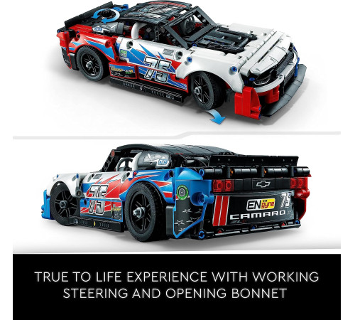 lego technic 42153 constructor "nascar next gen chevrolet camamro zl1" (672 el.)