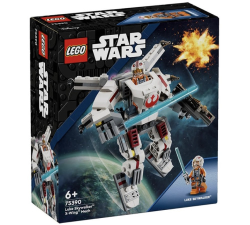 lego star wars 75390 constructor "luke skywalker x-wing mech" (195 el.)