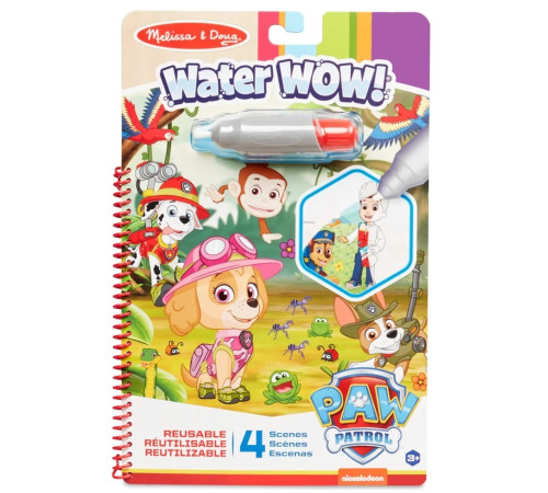  melissa & doug 33250m colorare cu apă "paw patrol! skye"