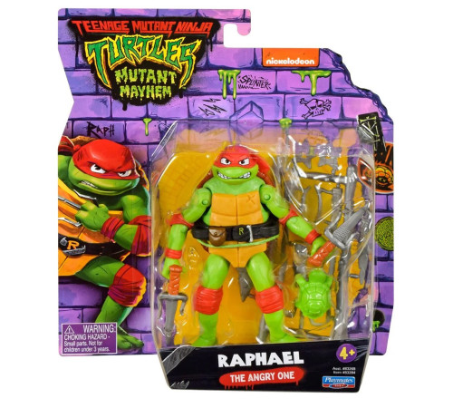 playmates toys 83284 figurină cu articulație "testoasele ninja: raphael" (12 cm)