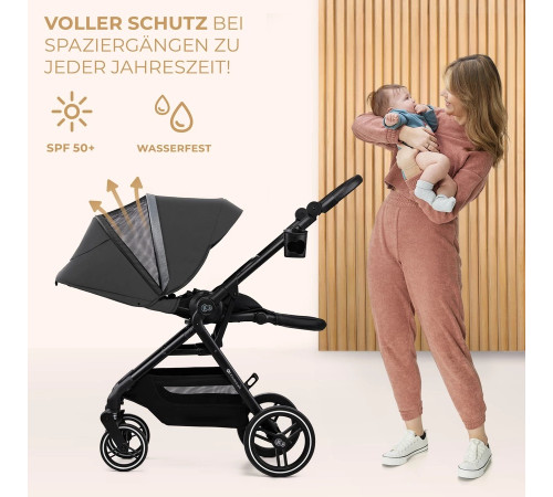 kinderkraft carucior yoxi gri