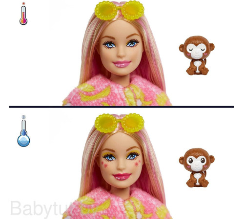 barbie hkr01 păpuşă "cutie reveal: maimuţă"