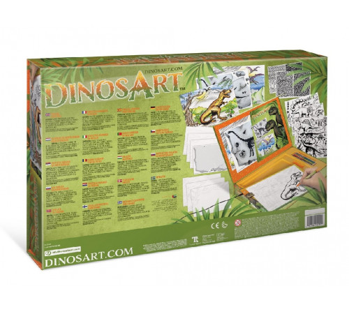 dinosart 15151 set pentru creativitate "tracing light pad"