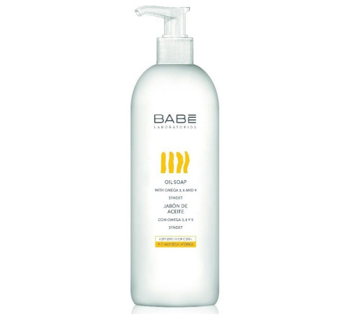  babe Масляное мыло для атопичной кожи тела и рук pediatric (500 мл)