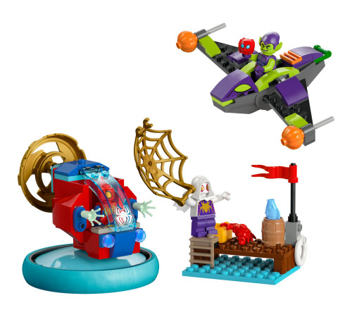 lego marvel 10793 constructor "spider-man vs green goblin" (84 el.)