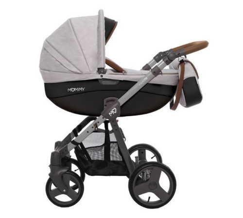 babyactive cărucior 2 în 1 mommy classic gray star