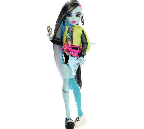 monster high hnf79 set de joc cu păpușa frankie stein seria secretele in dulap 